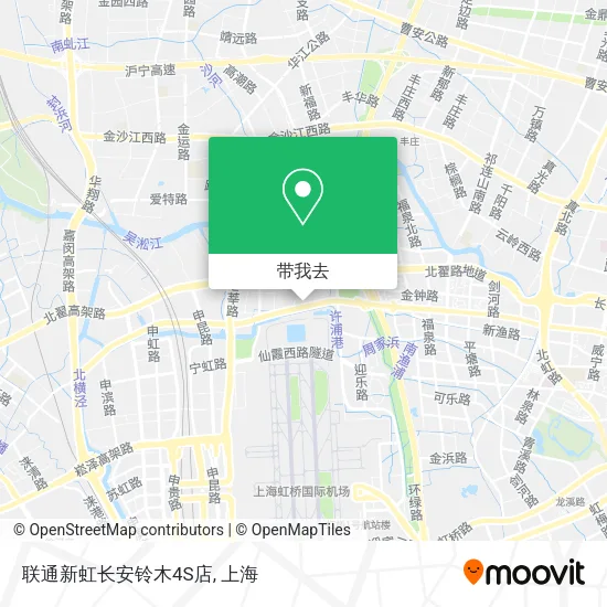 联通新虹长安铃木4S店地图