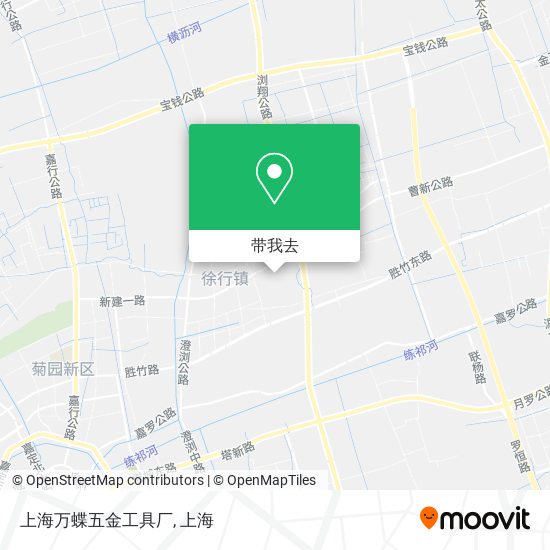 上海万蝶五金工具厂地图