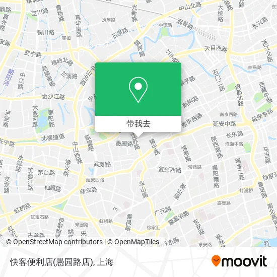 快客便利店(愚园路店)地图