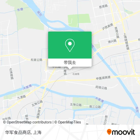 华军食品商店地图