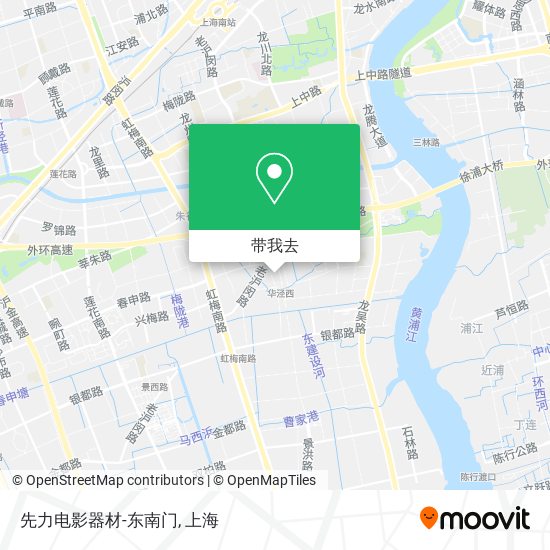 先力电影器材-东南门地图