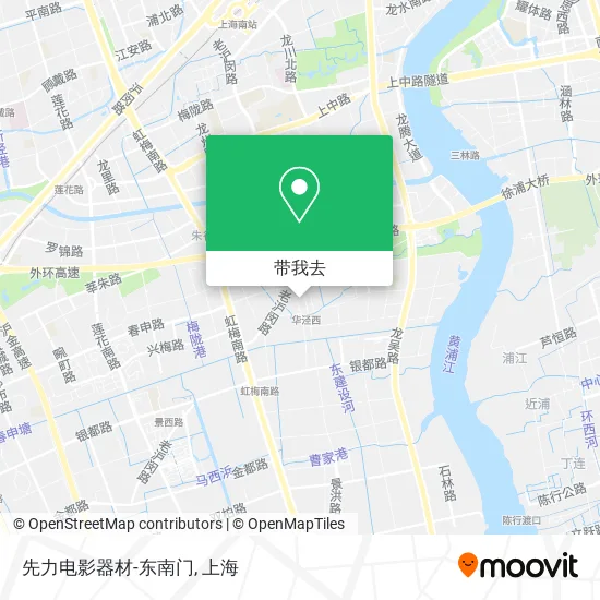 先力电影器材-东南门地图