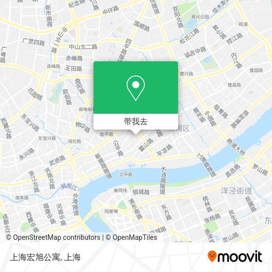 上海宏旭公寓地图