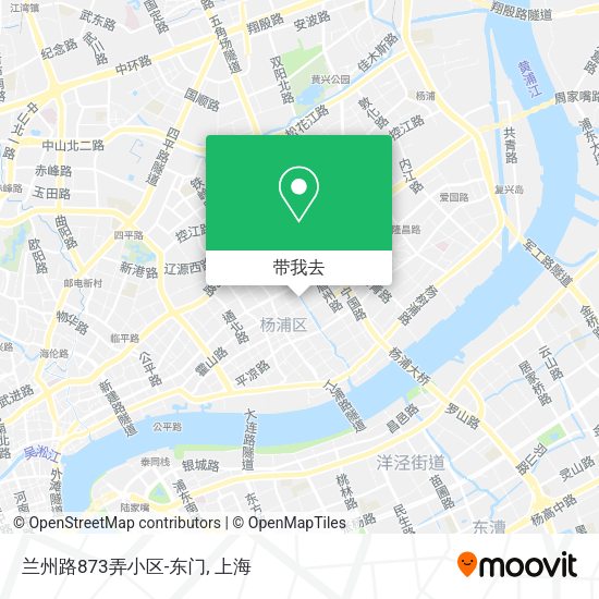 兰州路873弄小区-东门地图