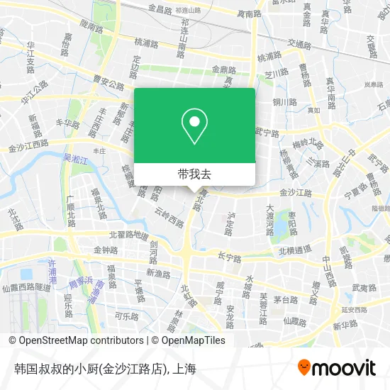 韩国叔叔的小厨(金沙江路店)地图