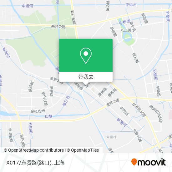 X017/东贤路(路口)地图