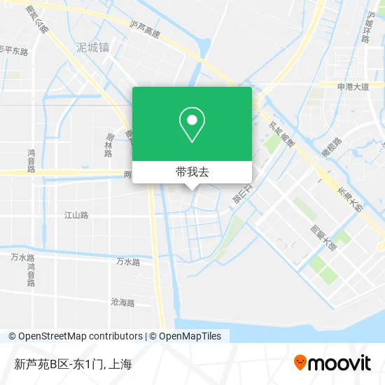 新芦苑B区-东1门地图
