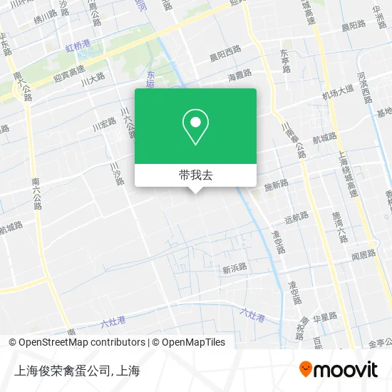 上海俊荣禽蛋公司地图