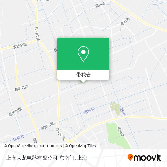 上海大龙电器有限公司-东南门地图
