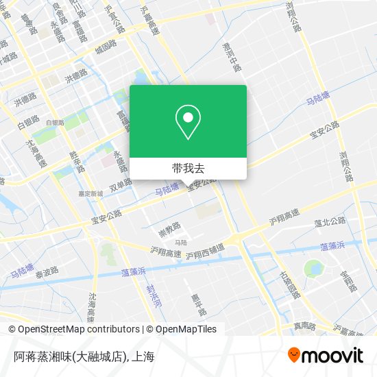 阿蒋蒸湘味(大融城店)地图