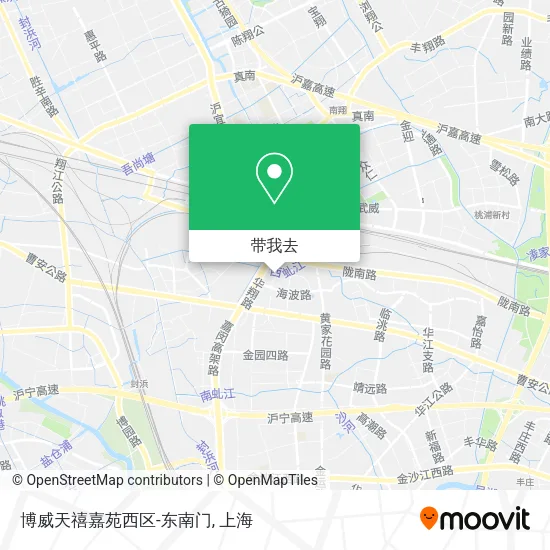 博威天禧嘉苑西区-东南门地图