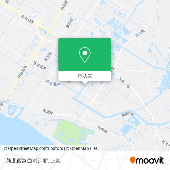 新北西路白港河桥地图