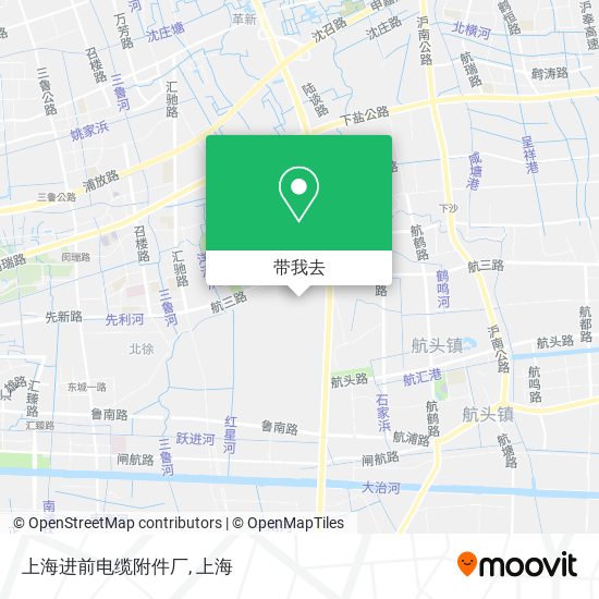 上海进前电缆附件厂地图