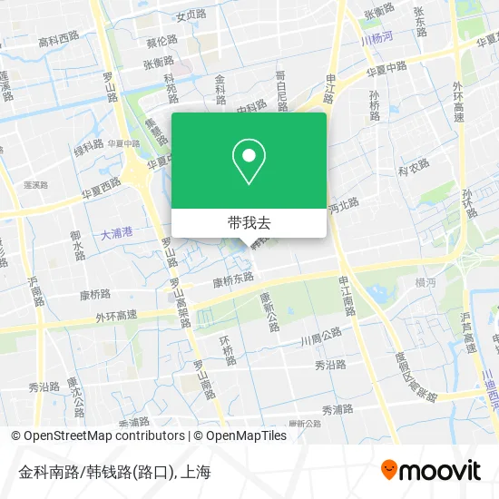 金科南路/韩钱路(路口)地图