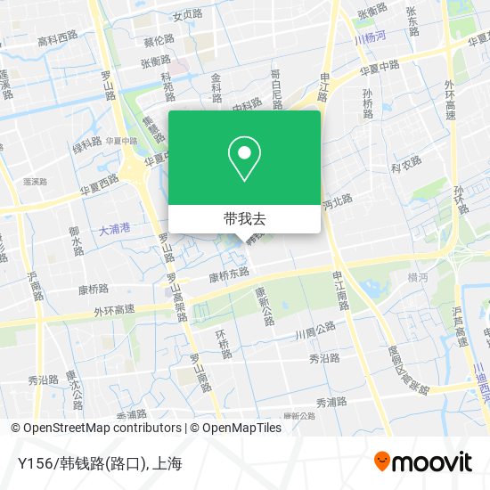 Y156/韩钱路(路口)地图