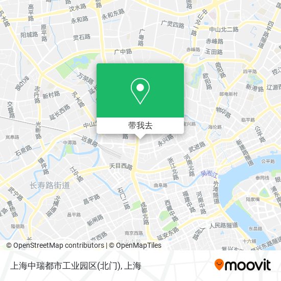 上海中瑞都市工业园区(北门)地图