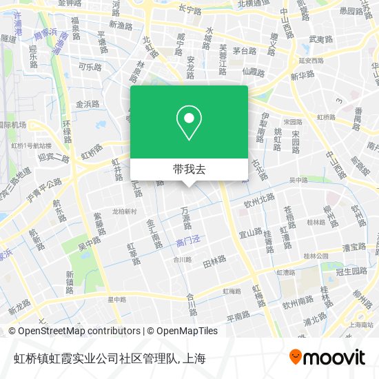 虹桥镇虹霞实业公司社区管理队地图