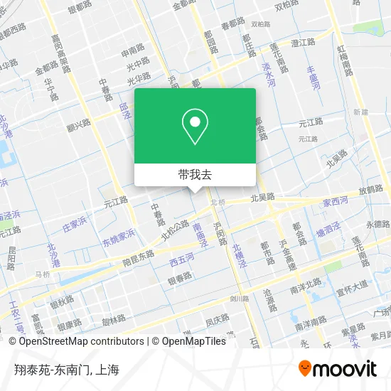 翔泰苑-东南门地图