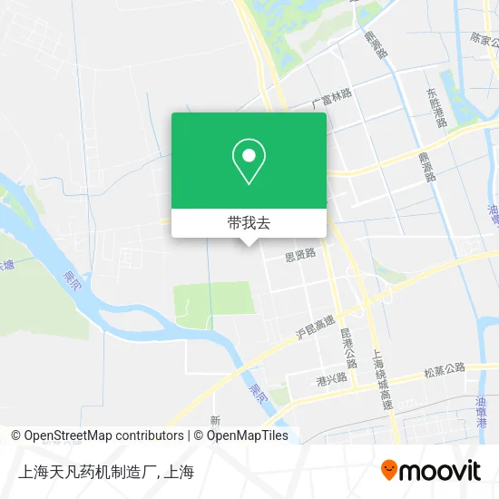 上海天凡药机制造厂地图