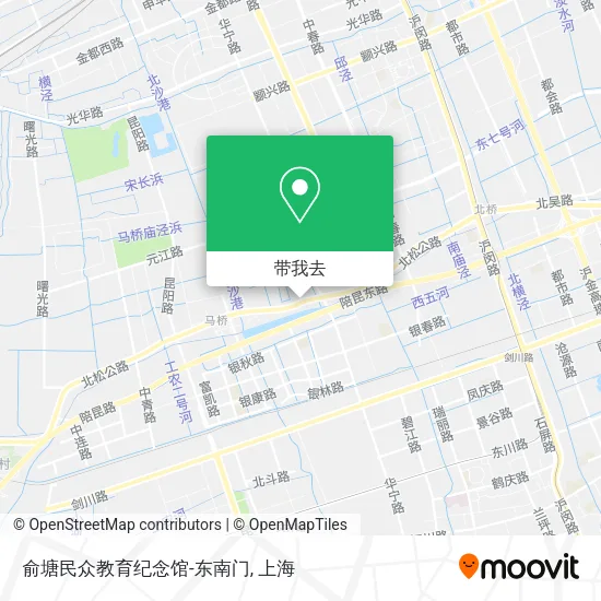 俞塘民众教育纪念馆-东南门地图