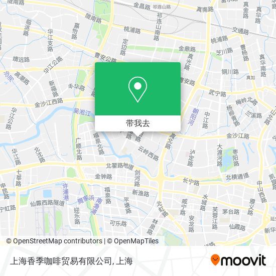 上海香季咖啡贸易有限公司地图