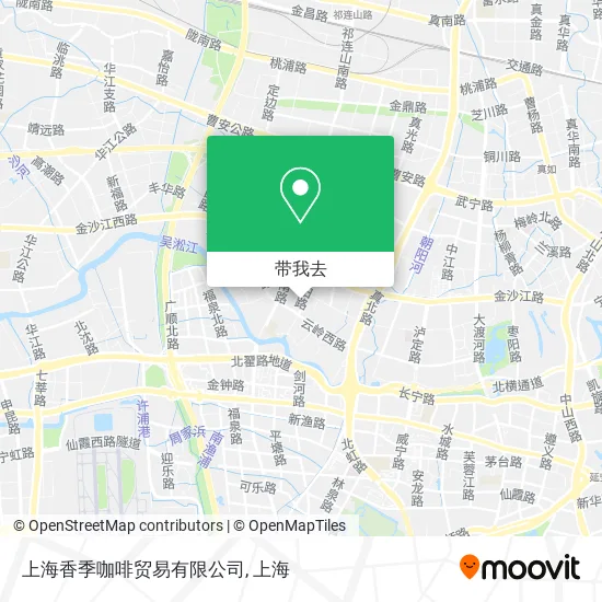 上海香季咖啡贸易有限公司地图