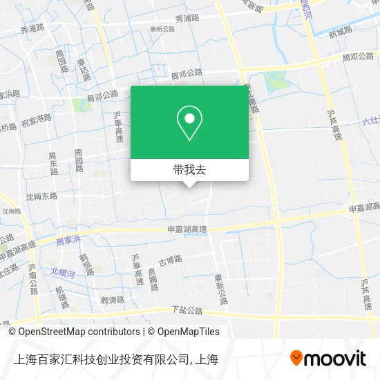 上海百家汇科技创业投资有限公司地图