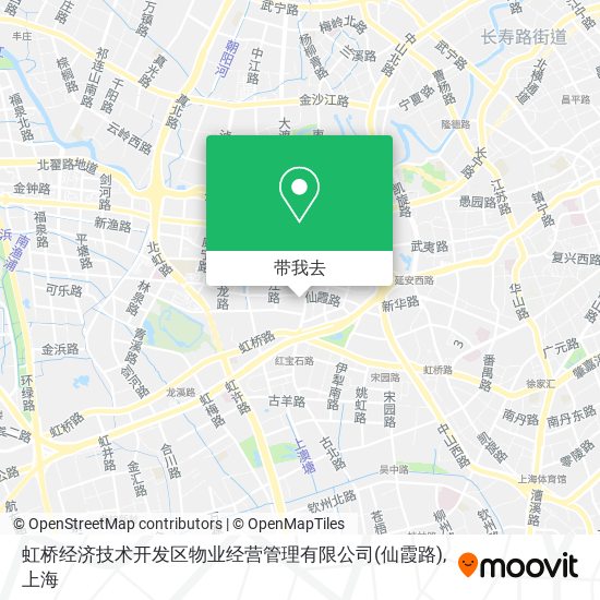 虹桥经济技术开发区物业经营管理有限公司(仙霞路)地图