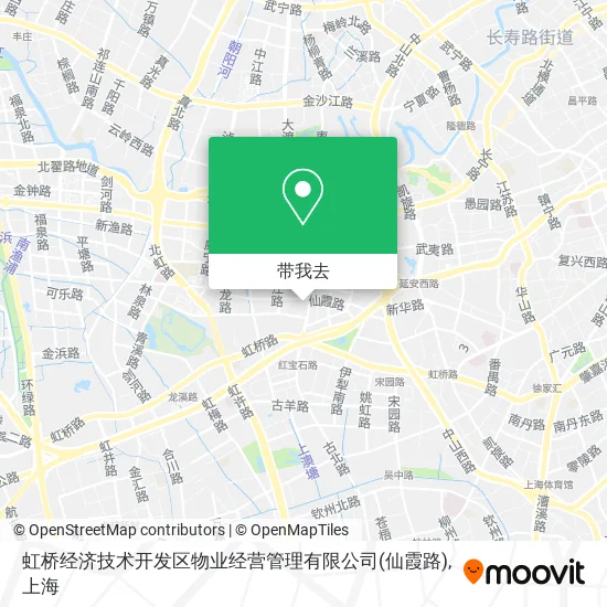 虹桥经济技术开发区物业经营管理有限公司(仙霞路)地图