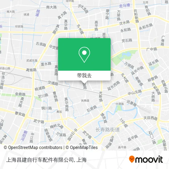 上海昌建自行车配件有限公司地图