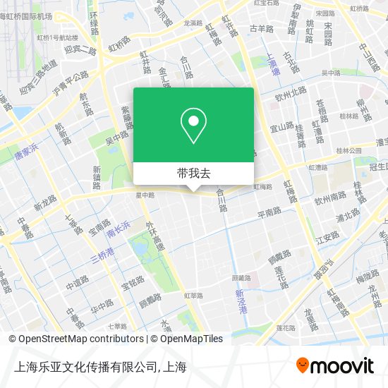 上海乐亚文化传播有限公司地图