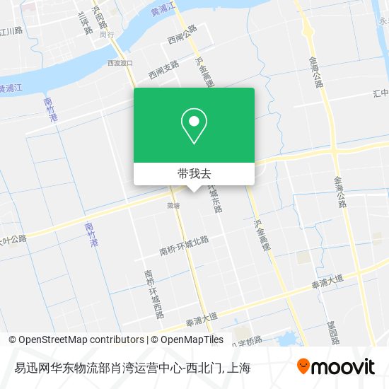 易迅网华东物流部肖湾运营中心-西北门地图