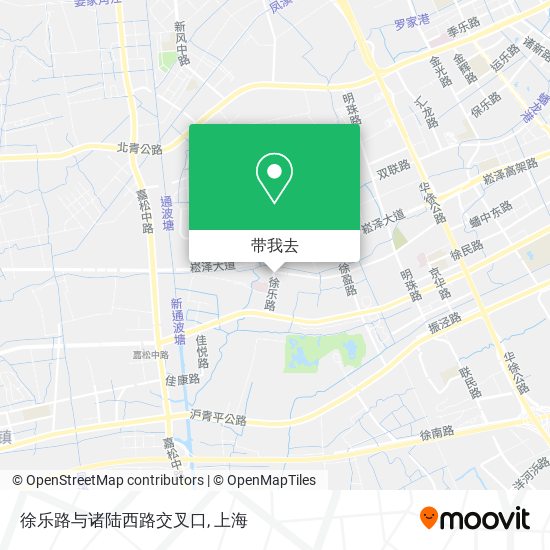 徐乐路与诸陆西路交叉口地图