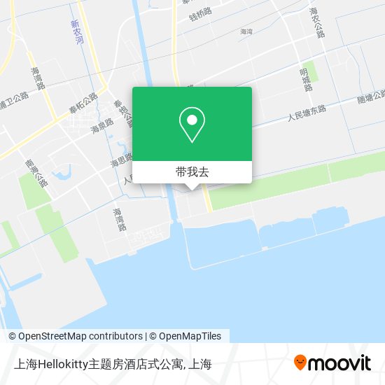 上海Hellokitty主题房酒店式公寓地图
