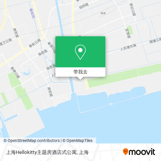 上海Hellokitty主题房酒店式公寓地图
