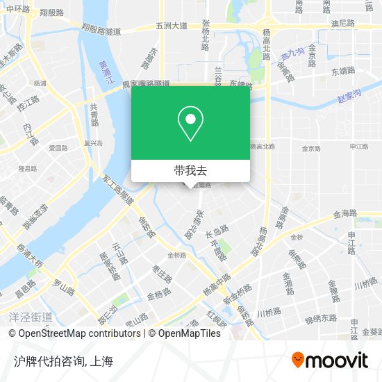 沪牌代拍咨询地图