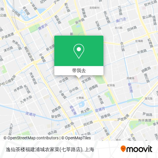 逸仙茶楼福建浦城农家菜(七莘路店)地图