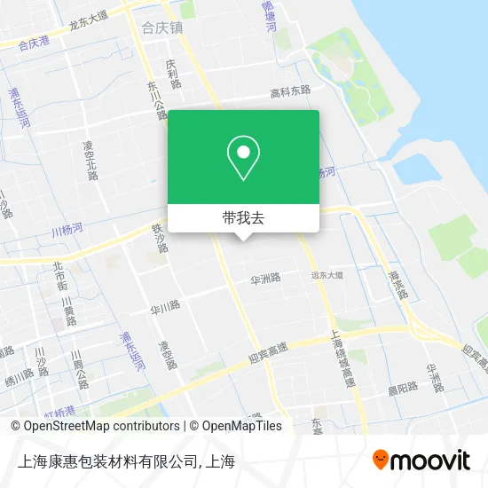 上海康惠包装材料有限公司地图