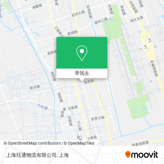 上海珏通物流有限公司地图