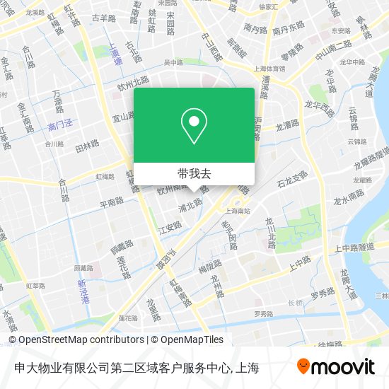 申大物业有限公司第二区域客户服务中心地图