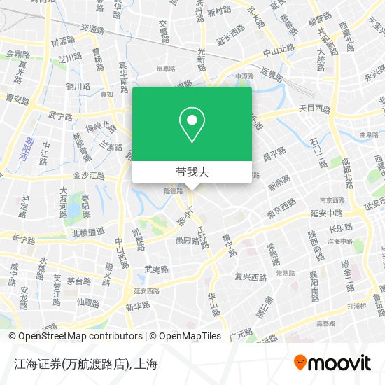 江海证券(万航渡路店)地图