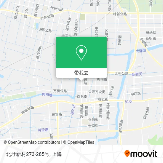 北圩新村273-285号地图
