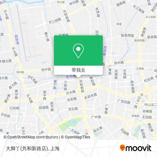 大脚丫(共和新路店)地图