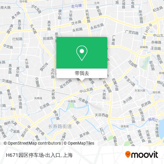 H671园区停车场-出入口地图