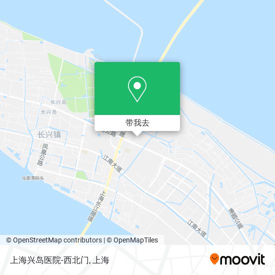 上海兴岛医院-西北门地图