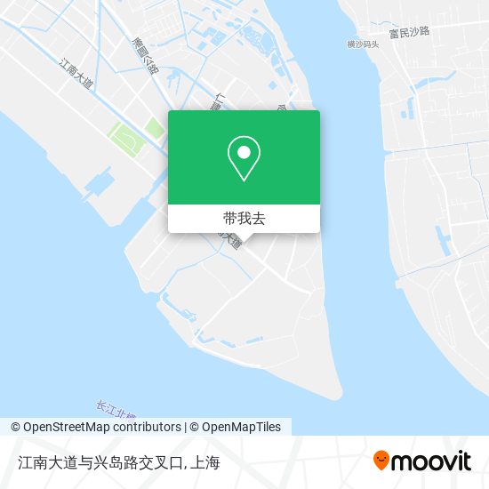 江南大道与兴岛路交叉口地图