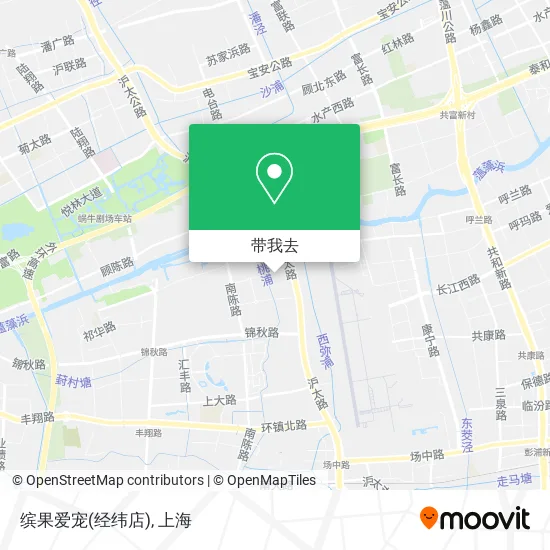缤果爱宠(经纬店)地图