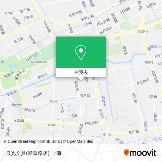 晨光文具(涵青路店)地图