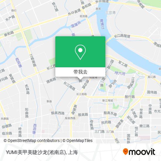 YUMI美甲美睫沙龙(淞南店)地图