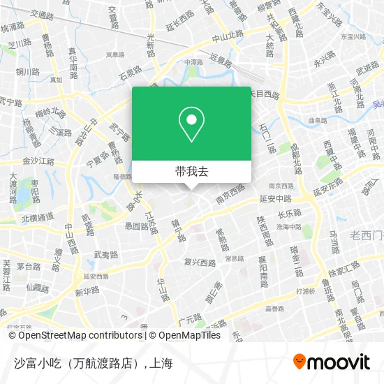 沙富小吃（万航渡路店）地图